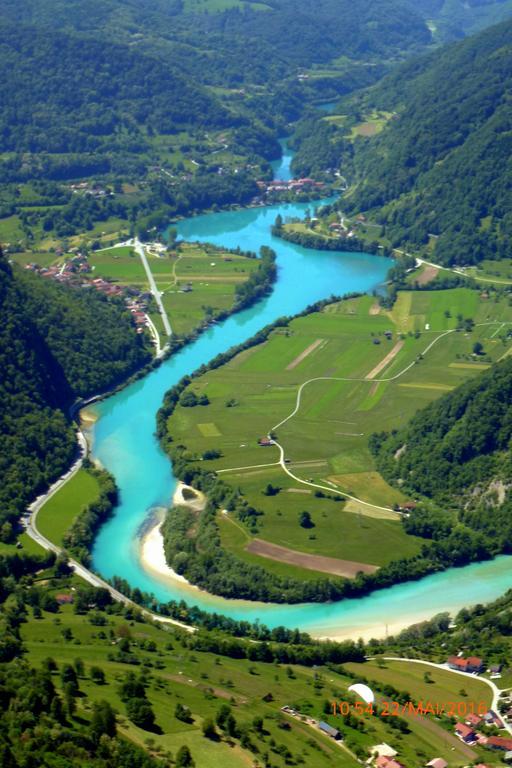 Pocitniska Hisa Lazar Otel Kobarid Dış mekan fotoğraf